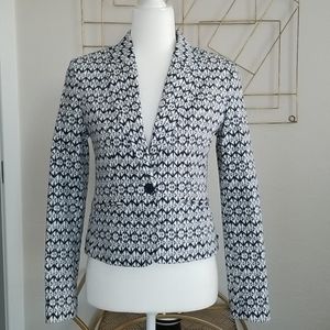 Mario Serrani Printed Blazer (Size 2)
